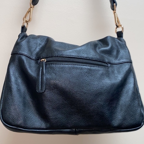 Jeanne Lottie Black leather  crossbody bag - Picture 6 of 16